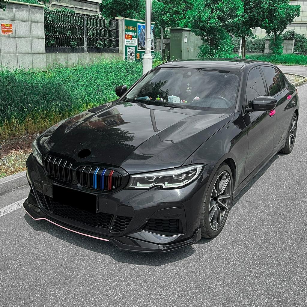 For BMW G20 G21 3-Series 325i 330i 2019-2025 Front Bumper Kidney Racing Grille Double Slat Sport Grill Cover