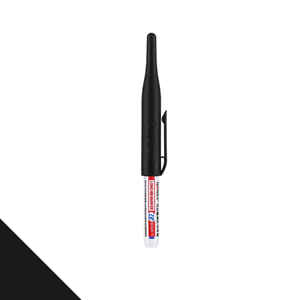 32mm Waterdichte Diep Gat Markeerpennen Lange Puntkop Timmerman Pen Zwarte/Blauwe/Rode Inkt voor Multifunctionele Houtbewerking Handgereedschap