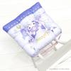 MORIPiLO Kuromi Sanrio Characters School Comfortable for Cute Morishita Makura Cushion, Purple, 30x30x7cm, Thick, Bottoms, School, Kindergarten,