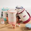 Portable Insulated Cooler Bag with Adjustable Shoulder Strap Picnic Dinner Container Lunch Bag