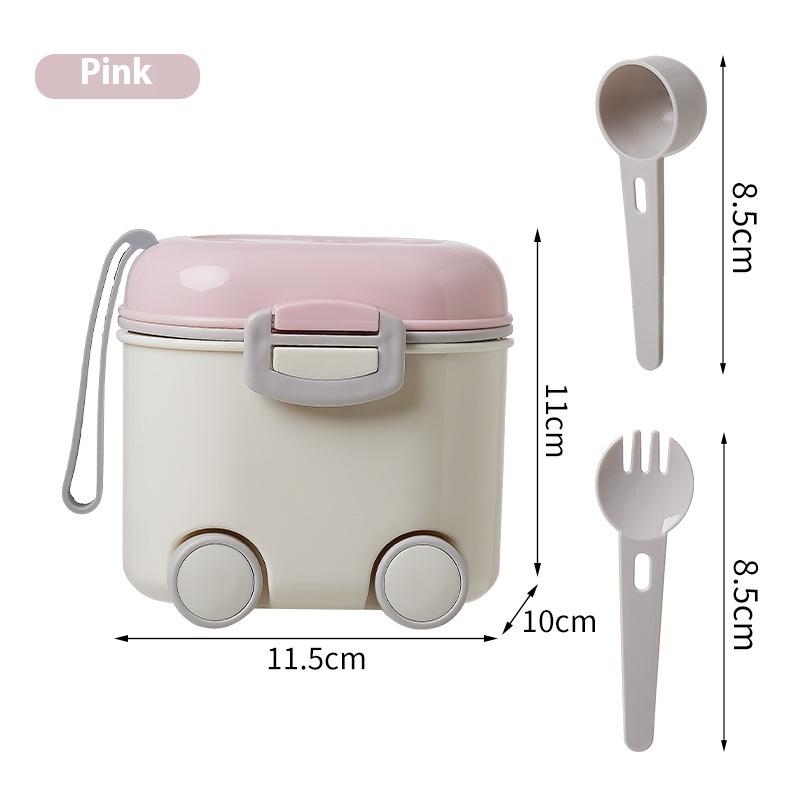 

Baby special milk powder box Portable out milk powder packing box Supplementary food rice noodle box Sealed tank Moisture-proof storage tank