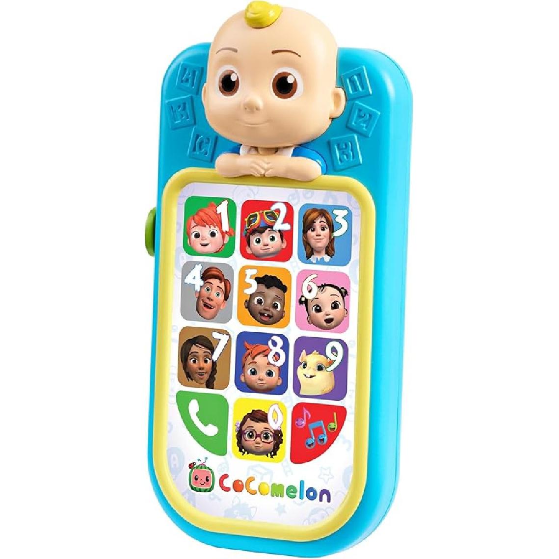 CoComelon JJ’s First Early Learning Toy Phone with Lights and Sounds, Kids Toys for Ages 18 Month by Just Play Small