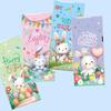 50pcs Easter Cute Rabbit Gift Bags Candy Cookie Dessert Packaging Bag Kids Favors Happy Easter Party Decoration Supplies 2025