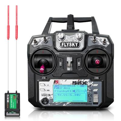 WORK 10 Ch RC Controller Modtager til Drone Multirotor Fly Helikopter Bil Tank Båd HAWK'S FS-i6X Sender, 2,4GHz FS-iA6B TELEC220-JP730