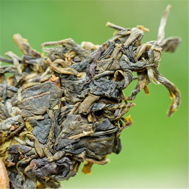 357g Raw Pu-erh Tea Gong Cake Old Puer Tree Puerh Tea Yunnan Puerh Tea Sheng Tee