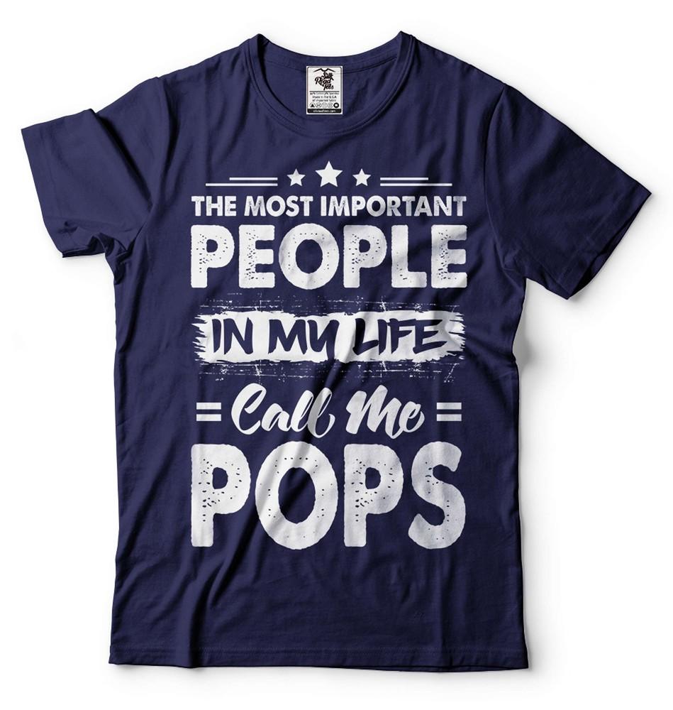 People Call Me Pops Shirt Pops Shirt Pops Gift Grandpa Shirt Papa Shirt Gifts Unisex T-Shirt L