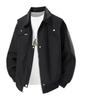 Men's American Style Lapel Baseball Jacket - Cleanfit High Street Autumn Outerwear