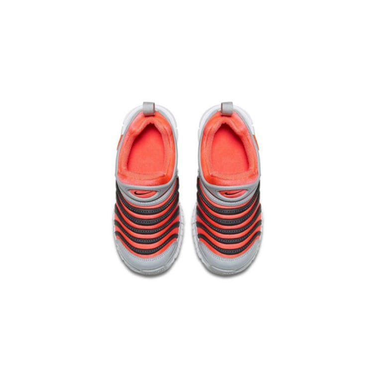 Nike Dynamo Free Low Top Kids Lifestyle Shoes Gray Red Children Aged 3 7 Years Old 343738-629