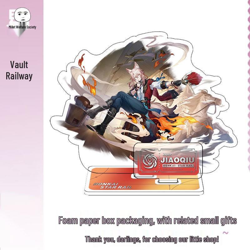 miHoYo Star Rail Firefly Dan Heng Luna Figurine Set: Acheron, Aventurine, Kafka, Silver Wolf, Jingliu, Xueyi Standees