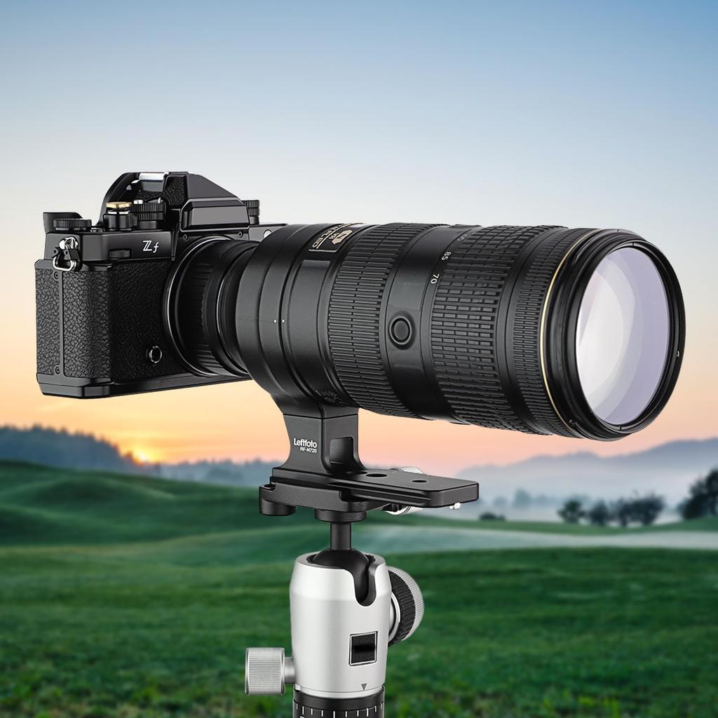 Leftfoto Replacement Lens Foot Base for Nikon Nikkor Mm FL ED VR 500mm PF ED VR Lenses Style Tripod Black AF-S 70-200 f/2.8E & AF-S f/5.6E -