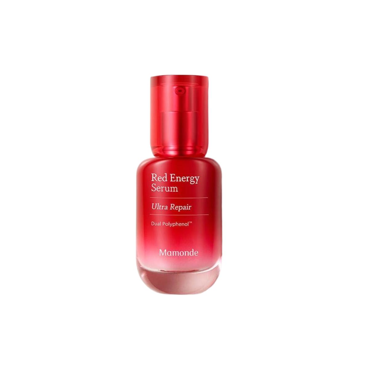 Mamonde Red Energy Recovery Serum 30ml (Radiance-Boosting & Skin-Refining Facial Essence for Dull Skin)
