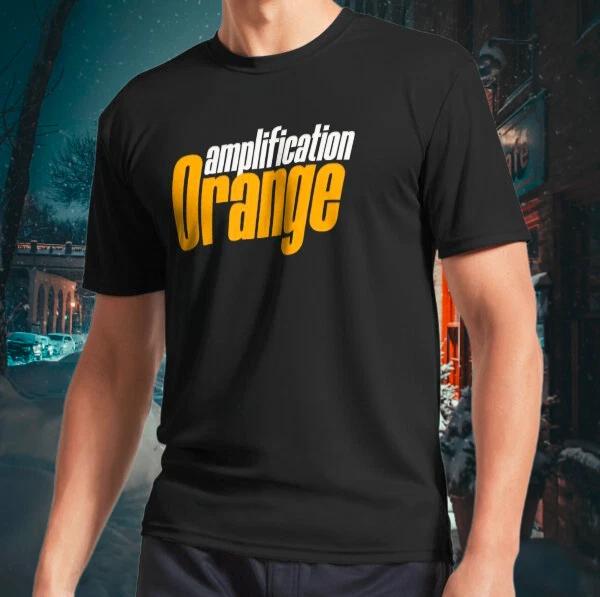 Men s and Women s T-shirts Orange Amplification S