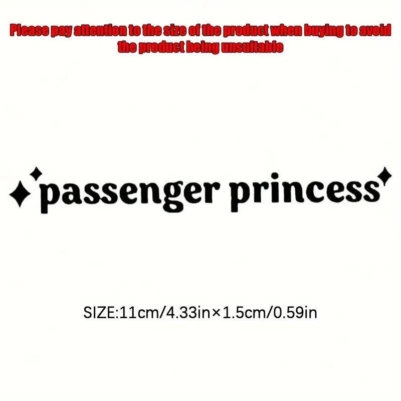 Passenger Princess Personalized Car Mirror Sticker