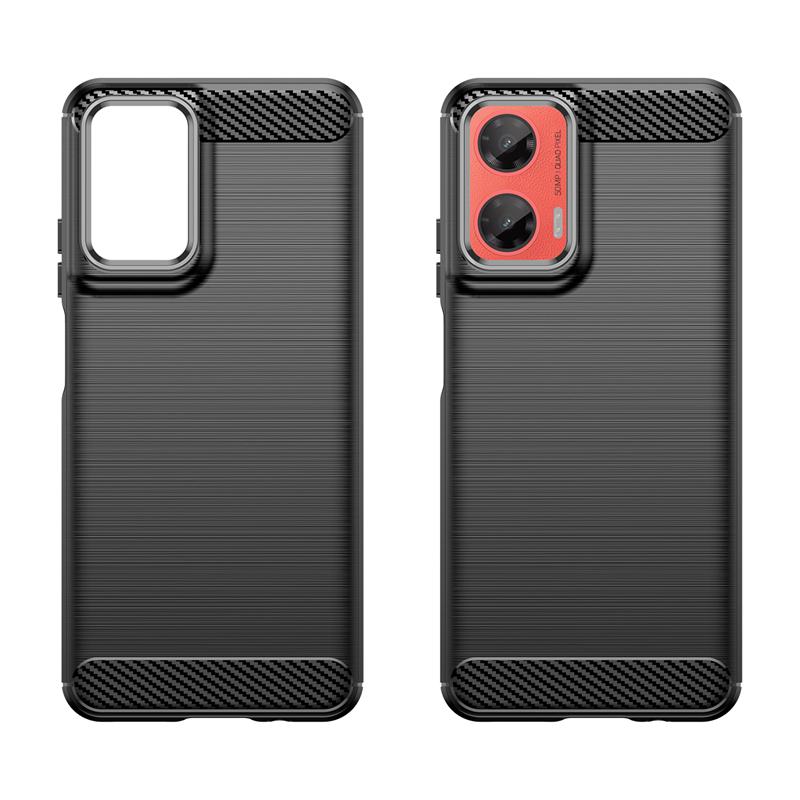 For Moto G35 Case Cover Motorola Moto G35 Capas New Carbon Fiber Phone Bumper Back Shockproof Soft TPU Case Moto G35 G 35 Fundas