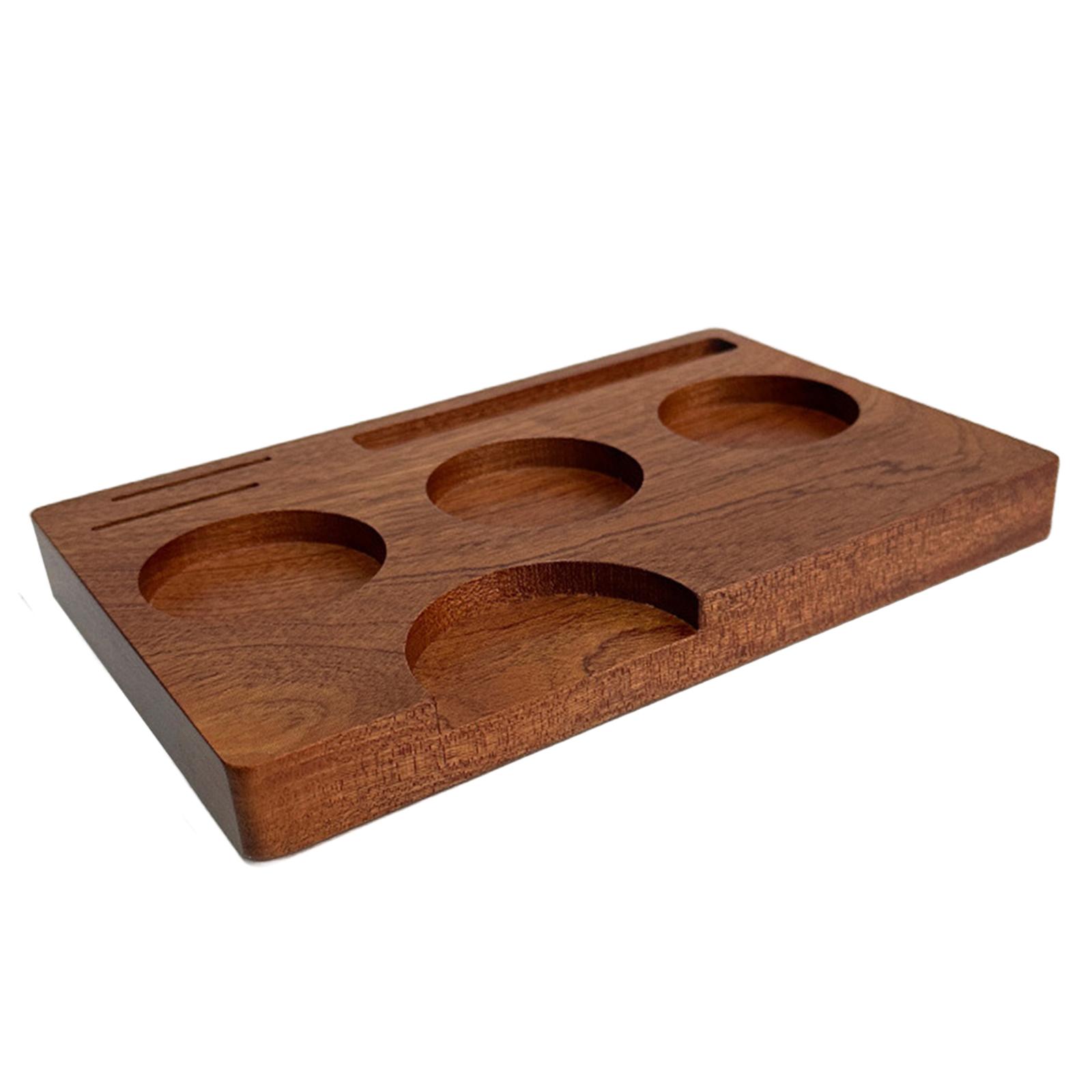 

Коврик для темпера эспрессо, Подставка для темпера кофе и Держатель для портафильтра, Деревянная станция для темпера эспрессо для кофейного бара