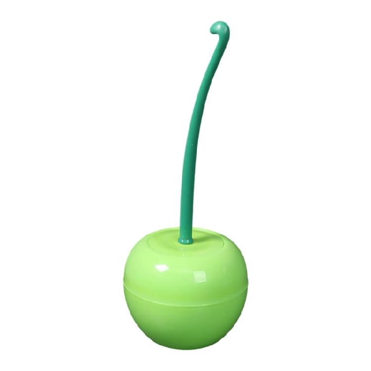 

Йоржик для унітазу у формі вишень Зручна ручка Текстура натурального каменю Для ефективного видалення накипу зелений