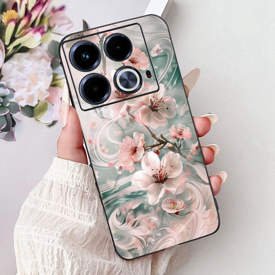 Cute Painting Phone Case For Infinix Note 40 40Pro Pro+ Soft Silicone TPU Back Cover For Infinix Note40 Pro Plus Cases Bumpers