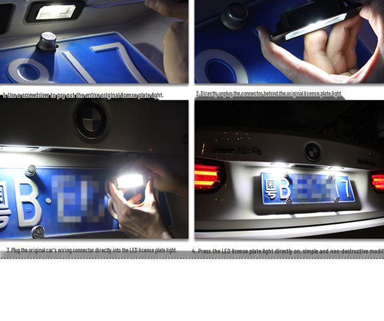 LED License Plate Light for Ford Focus/Mondeo/Fiesta