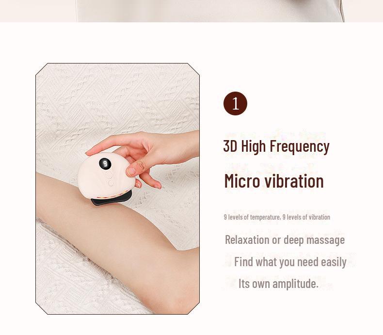 Aparat electric de masaj facial cu Bianstone și perie meridiană