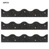 30Pcs Glitter Bulletin Board Border 5 Colors Thick Scalloped Classroom Blackboard Poster Frame Edge Decoration Trim DIY Supplies