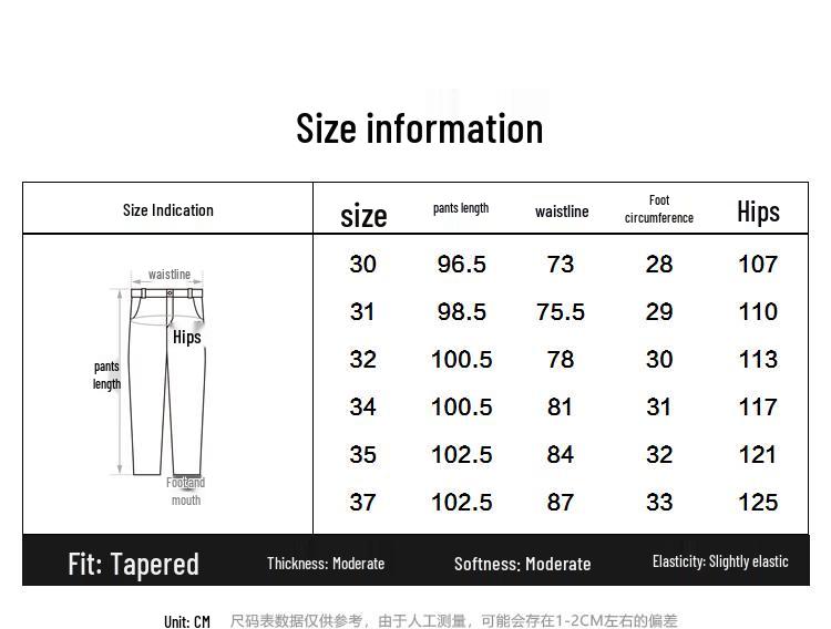 Peacebird Men's Winter Tapered Loose Warm Casual Pants