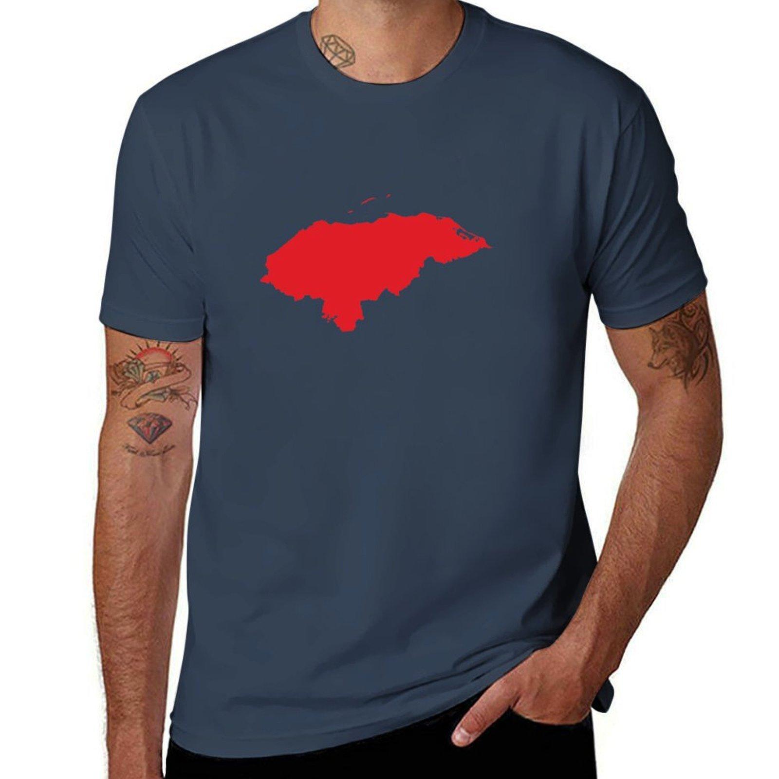 Honduras Love in Red TShirt Trend Art Print TShirt S