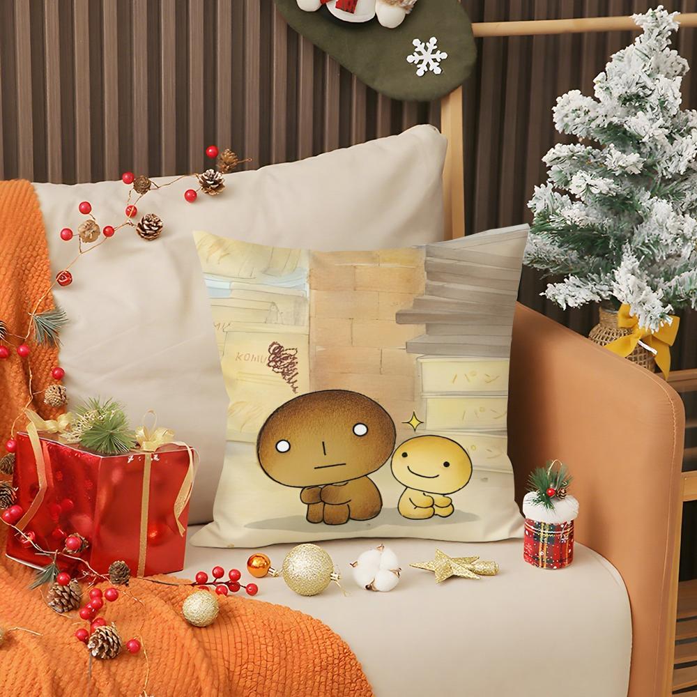 

Cartoon Kawaii KKogepan Pillow Case Printing Pillowcase Living Room Sofa Cushion Cover Bedroom Room Decor 30X30cm