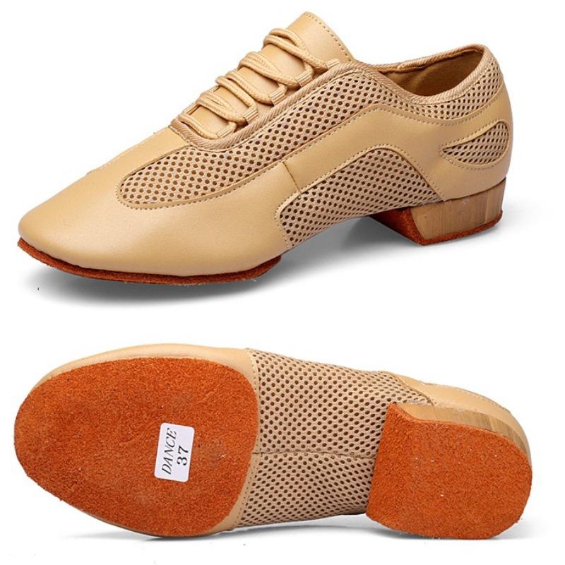 Large Size 46 Latin Suede Salsa Tango Ballroom Dance Shoes Dance Shoe Sneakers for Woman Practice Shoes Modern Jazz Shoe