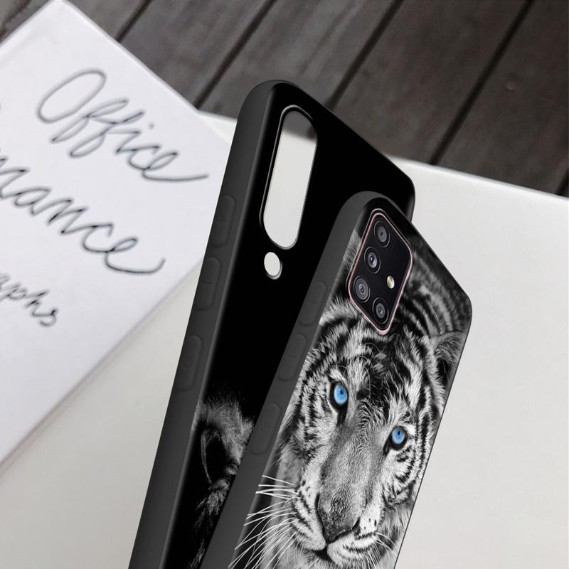 Wolf Löwe Tier Hülle Für Samsung Galaxy A54 A52 A14 5G A53 A12 A13 A71 A23 A34 A33 A21s Handyhülle