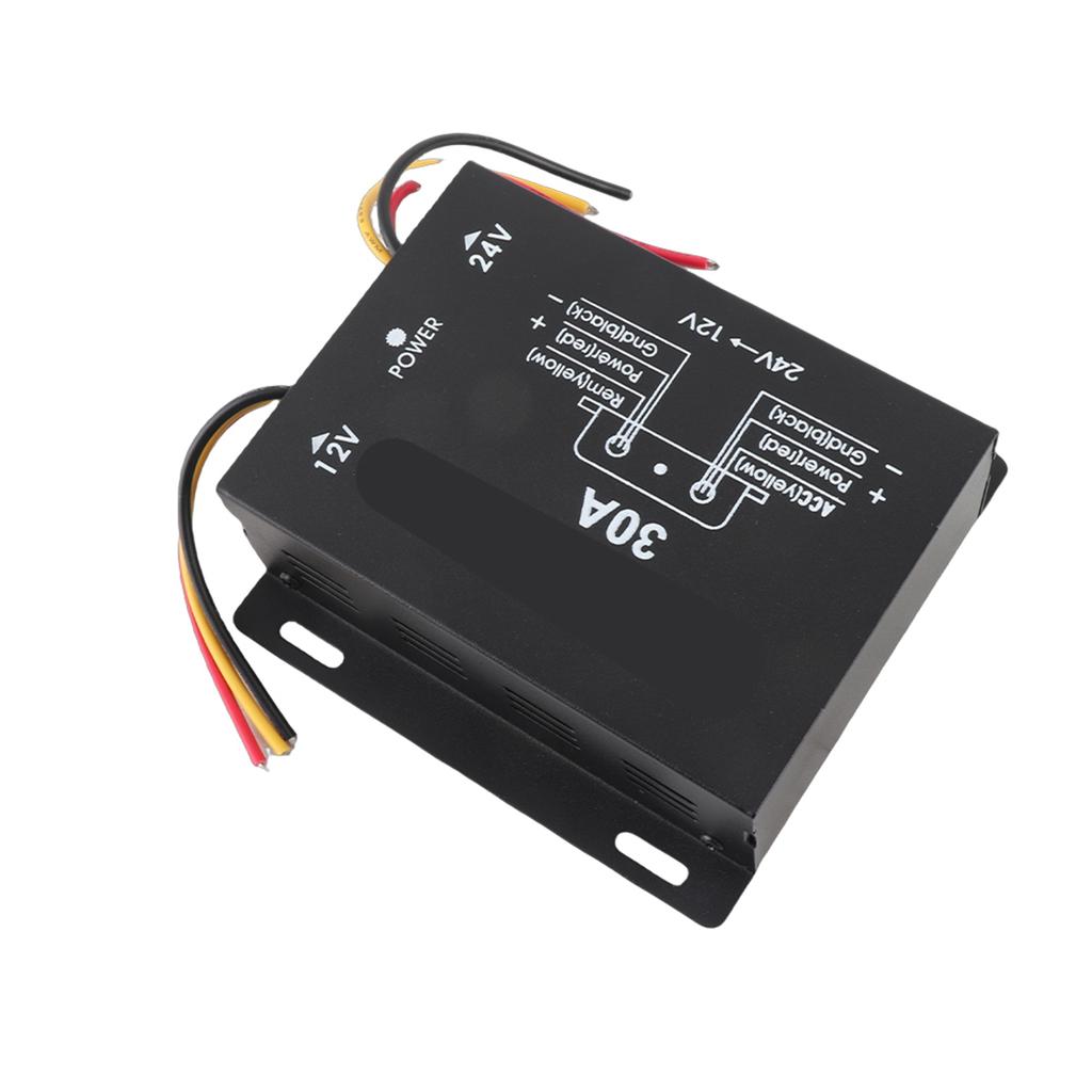 30A Car Power Supply Converter Step Down Inverter 24V To 12V