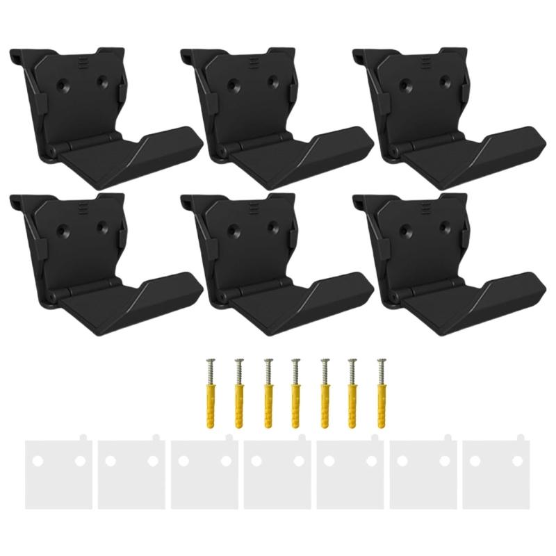 

6Pcs Headphone Hanger Wall Mount Holder Hanger Hook for Controller Game Controller Stand Holder for Controller 1