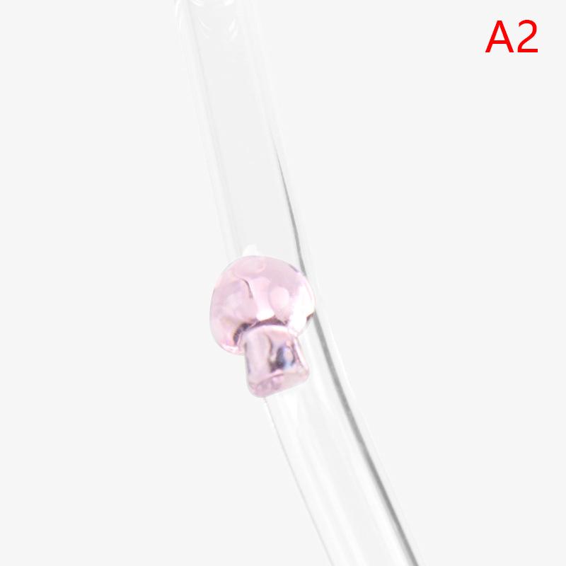 Flower Glass Straw Reusable Drinking Straws Cute Straw For Festival Party Wedding Cocktail Bar Beachs