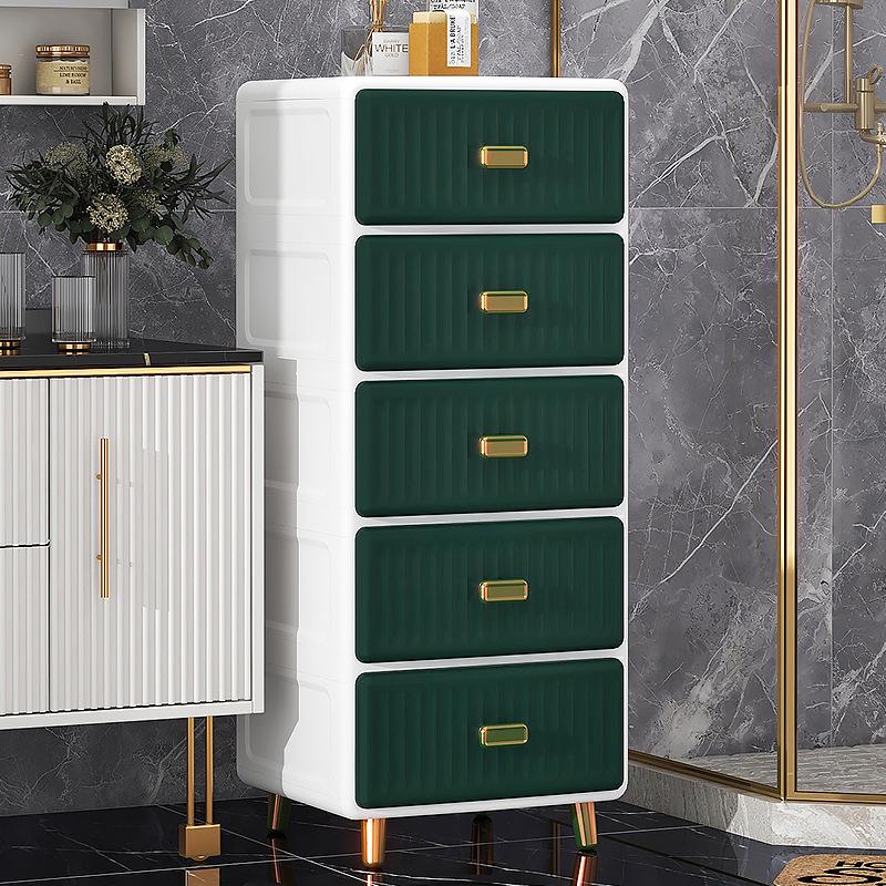 European-Style Plastic Storage Cabinet for Toys and Baby Clothes