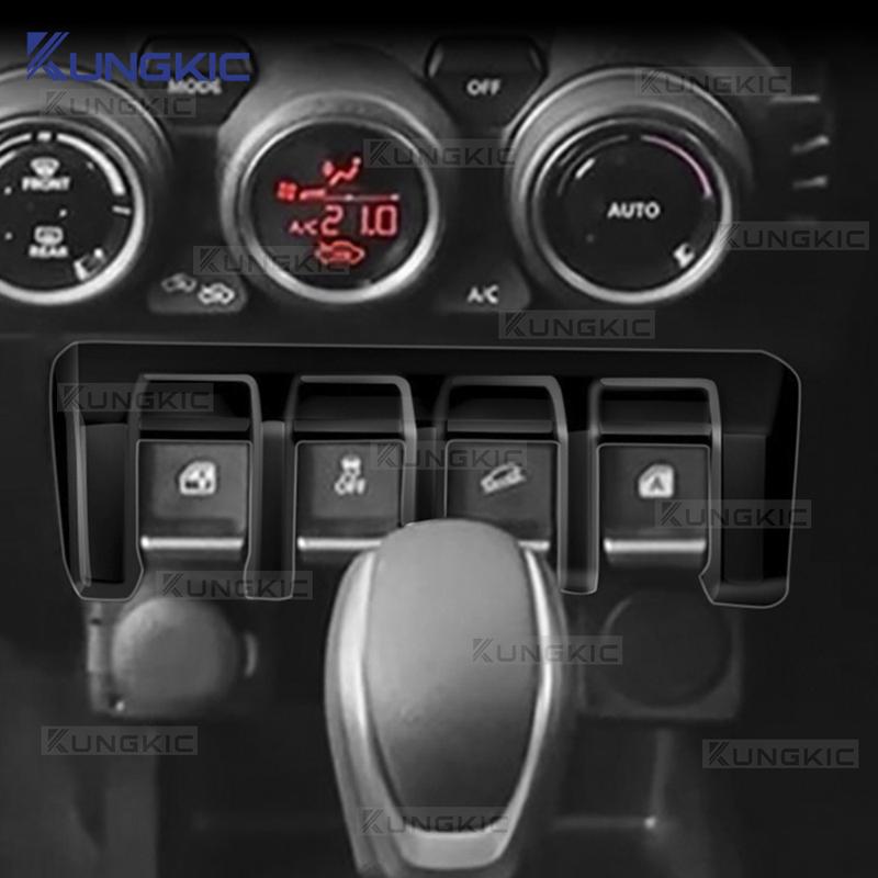 For Suzuki 3/5-Doors Jimny Nomade JB64 JB74 2018      2024 2025 Car Window Lifting Switch Panel ABS Trim
