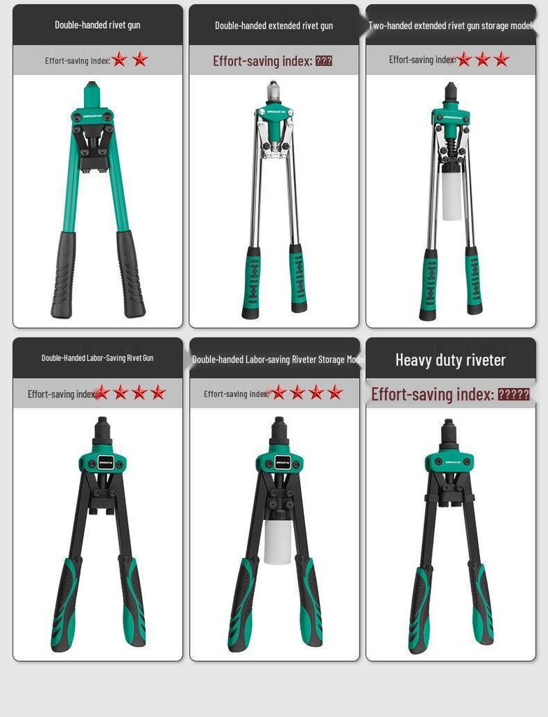 Manual Labor-Saving Rivet Gun for Core Pulling & Nut Riveting, Household Use
