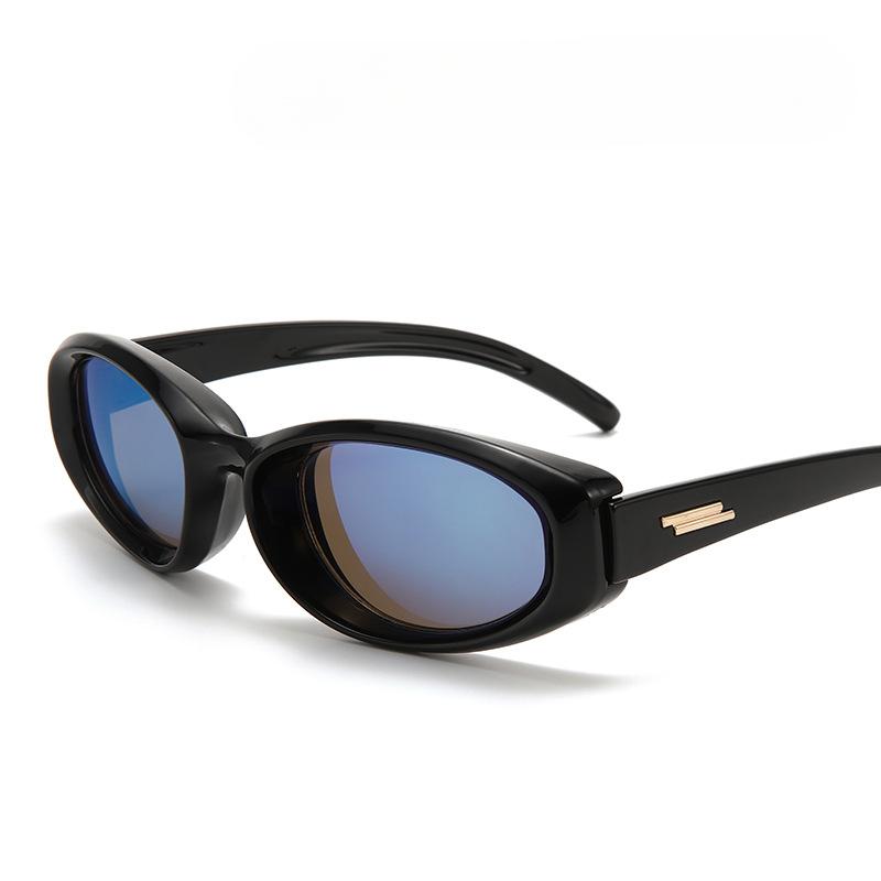 Retro Okulary przeciwsłoneczne w owalnej oprawce Damskie Hip-hop Y2K Okulary typu Kocie OkoRetro Okulary przeciwsłoneczne w owalnej oprawce Damskie Hip-hop Y2K Okulary typu Kocie Oko