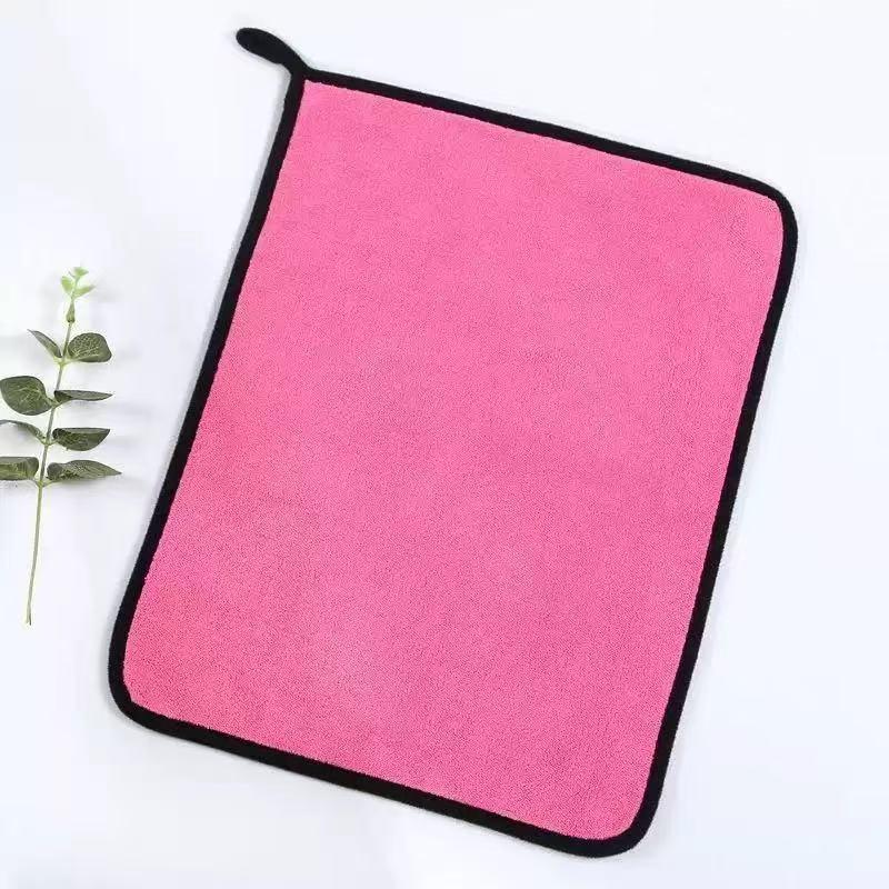 Thickened Double-Sided Car Wash Towel - Lint-Free, Non-Scratch, Absorbent Coral Fleece