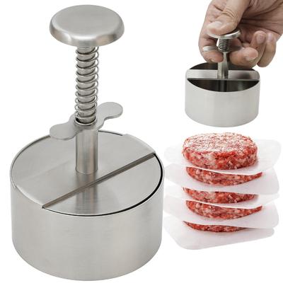 Prensa para Hamburguesas Tipo Molde para Tortitas y Bolas de Arroz de Acero Inoxidable 304 Herramienta Manual de Cocina