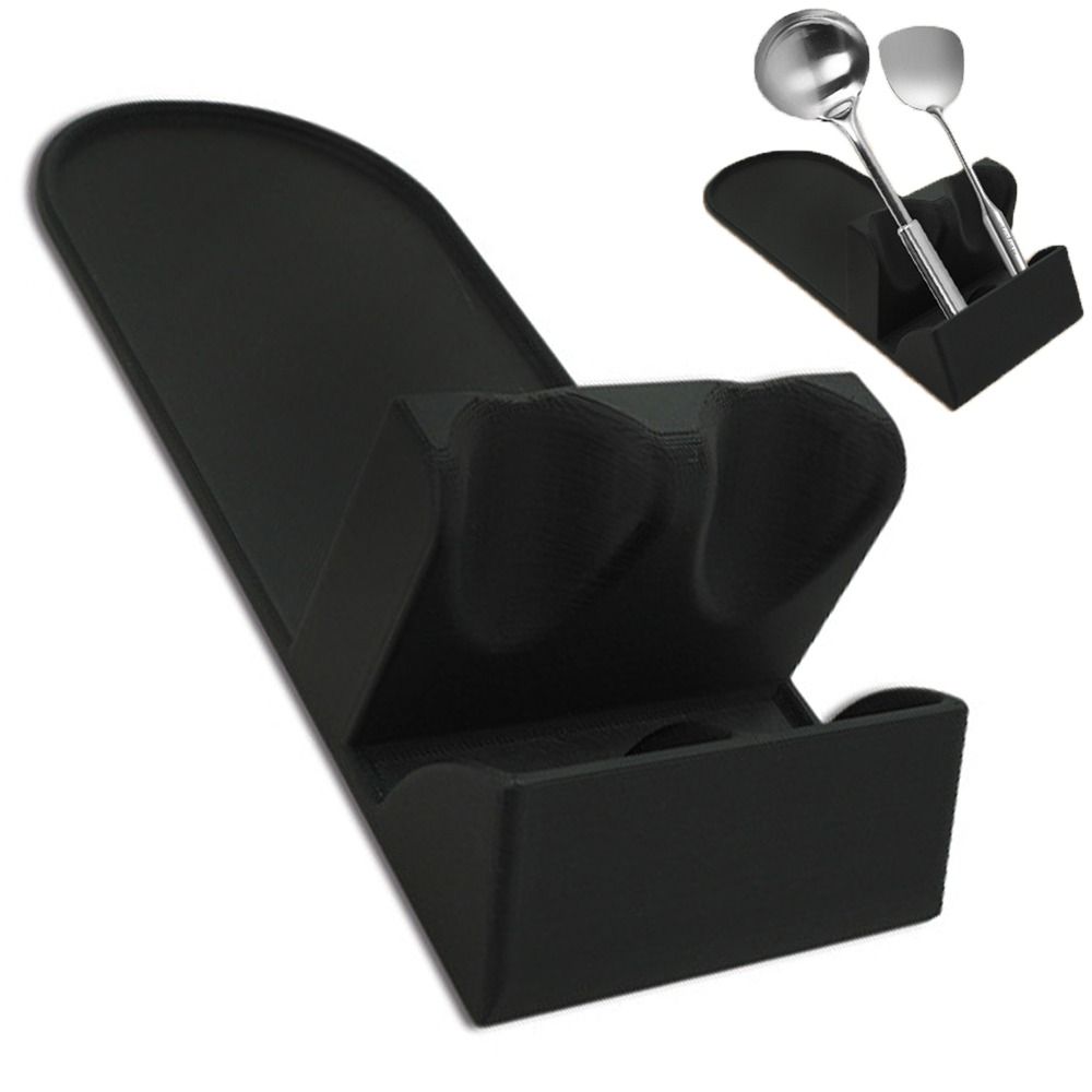 With Drip Pad Spoon Holder Recyclable Kitchen Plastic Tool New Kitchenware Rack  for Home Storage