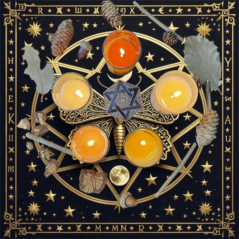 Butterfly Star Pattern Tarots Card Tablecloth Altars Cloth Altars Cloth Divinations Card Table Cloth Tapestry Easy Use