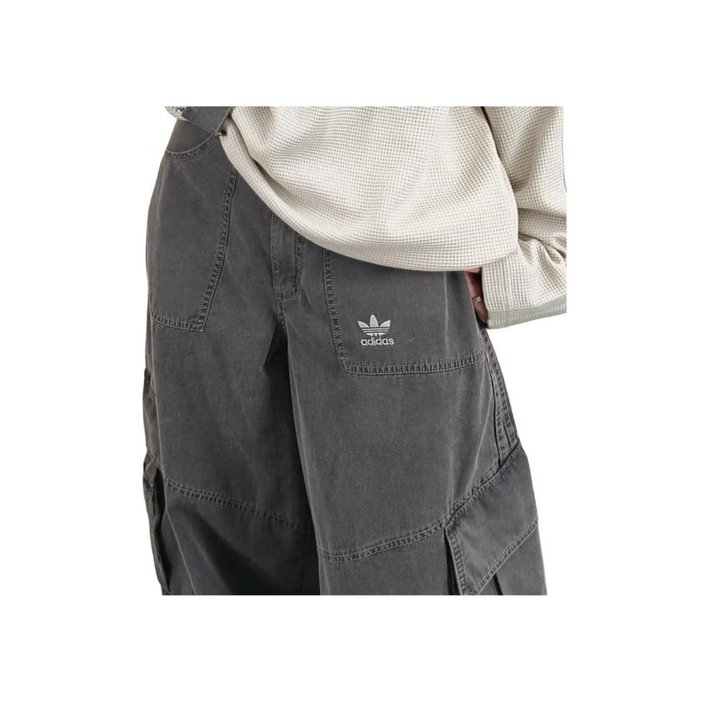 adidas Originals Curved Trousers Fashion Versatile Loose Comfortable Sports Long Pants Women Bottoms KH1180