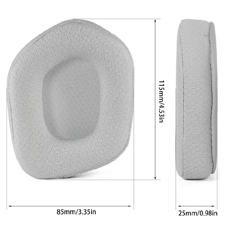 1 Pair Soft Sponge Ear Cushions Replacement Earpads Enhances Airflow Design Noise Reduction for G733
