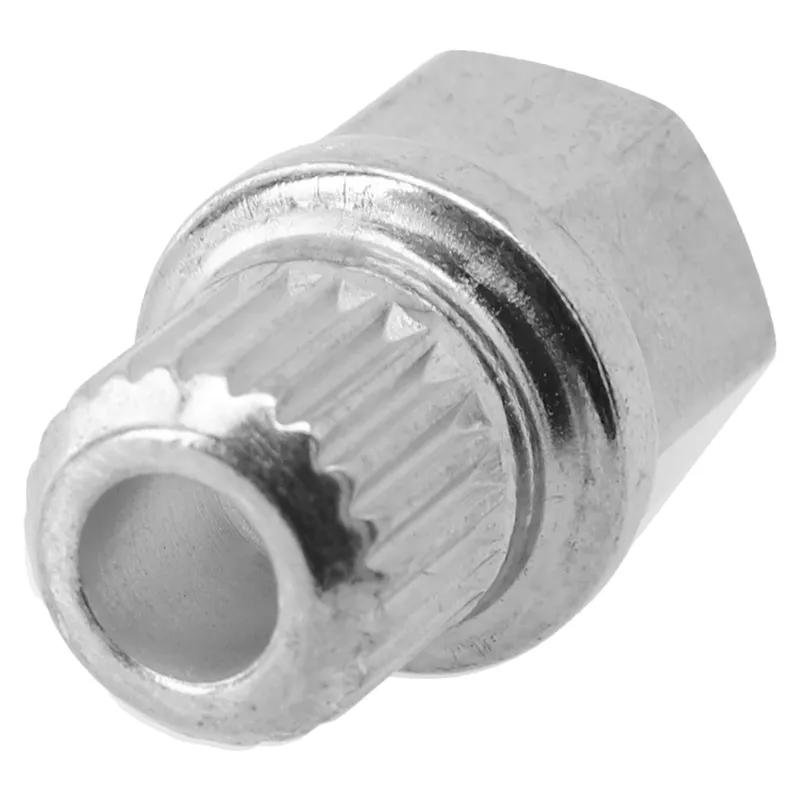 Wheel Lock Lug Nut 20x28mm 38/22PT Anti-theft Tire Screw New Replace Silver Tone Car Accessories Car Anti Theft