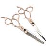 6.0 Inch Half-Body Gold, Personalized Sup Trendy, Hair Scissors, Hair Scissors, Flat Scissors, Bangs Scissors