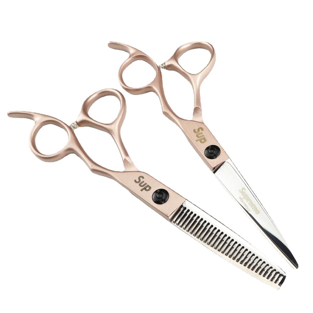 6.0 Inch Half-Body Gold, Personalized Sup Trendy, Hair Scissors, Hair Scissors, Flat Scissors, Bangs Scissors