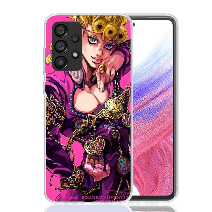 JoJo Adventure Giorno Giovanna Phone Case For Samsung Galaxy A17 A16 A14 A15 A13 A57 A56 A54 A55 A53 A37 A36 A34 A35 A33 A26 A24
