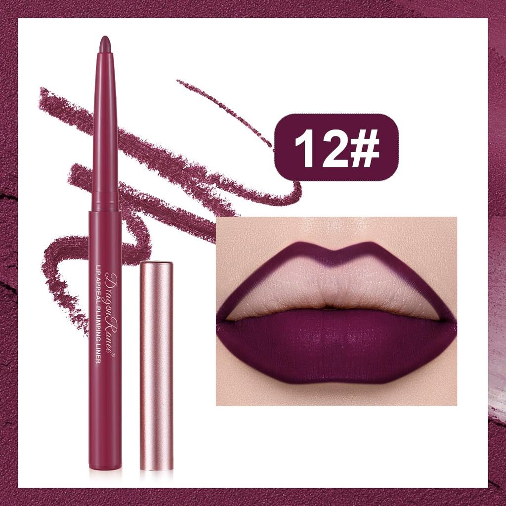 Contorno Labbbra Viola Sexy Trucco Labbra Matita Contorno Labbra Moda Matita Contorno Labbra Rossetto Penna Anti-Macchia Un Must per Principianti