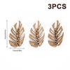 1/3Pcs Wooden Climbing Plant Wall Clip Monstera Leaves Shape Vine Bracket Fixed Buckle Traction Holder Garden Plants Support