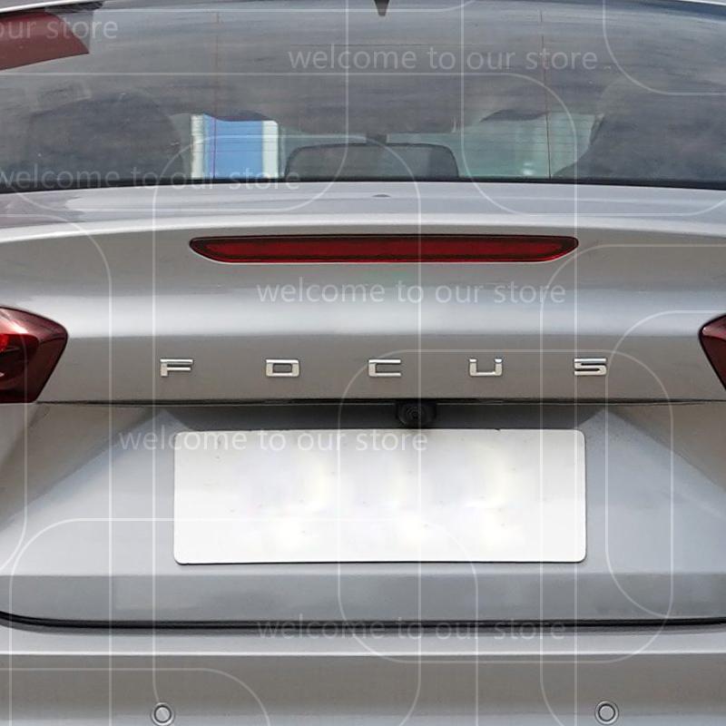 LLC3 3D For Ford Focus 2 3 4 MK2 MK3 MK4 ST Car Sticker Zinc Alloy Emblem Body Accessories Styling Metal Rear Trunk Badge Decal
