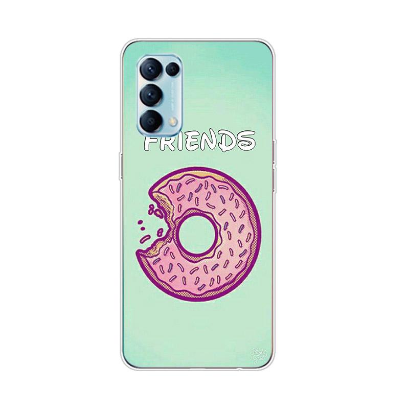 Bff Best Friend For OPPO Reno7 SE 6 5 Z F 4G 5G Find X2 X3 Neo Lite Pro Plus Transparent Soft Phone Case Coque